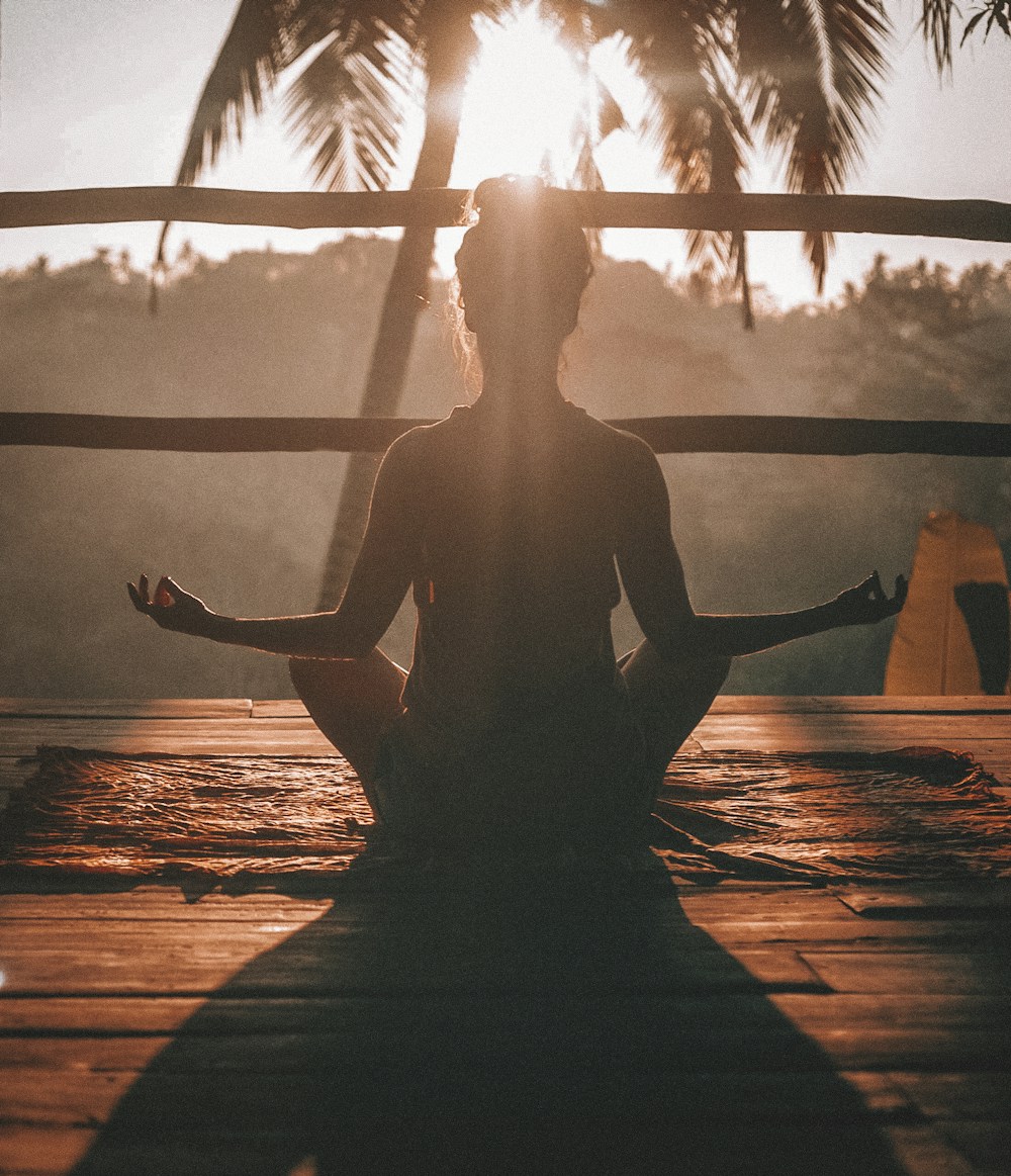 Momento de meditación y calma